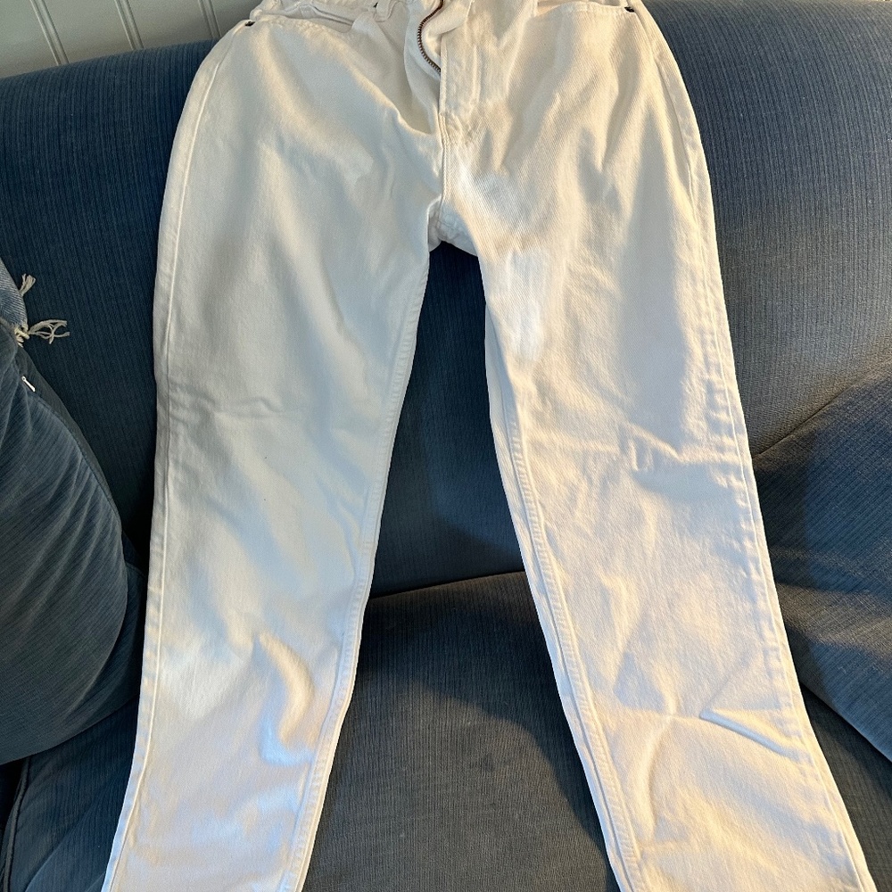 Frame White Jeans